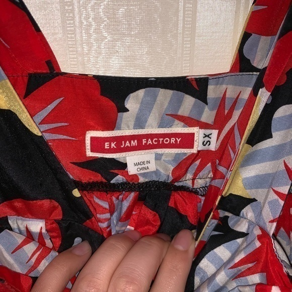 ek jam factory Anthropologie floral‎ top - Picture 5 of 5